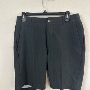 NWT Pebble Beach Performance Golf Shorts Men’s 32 Black Flat Front Polyester
